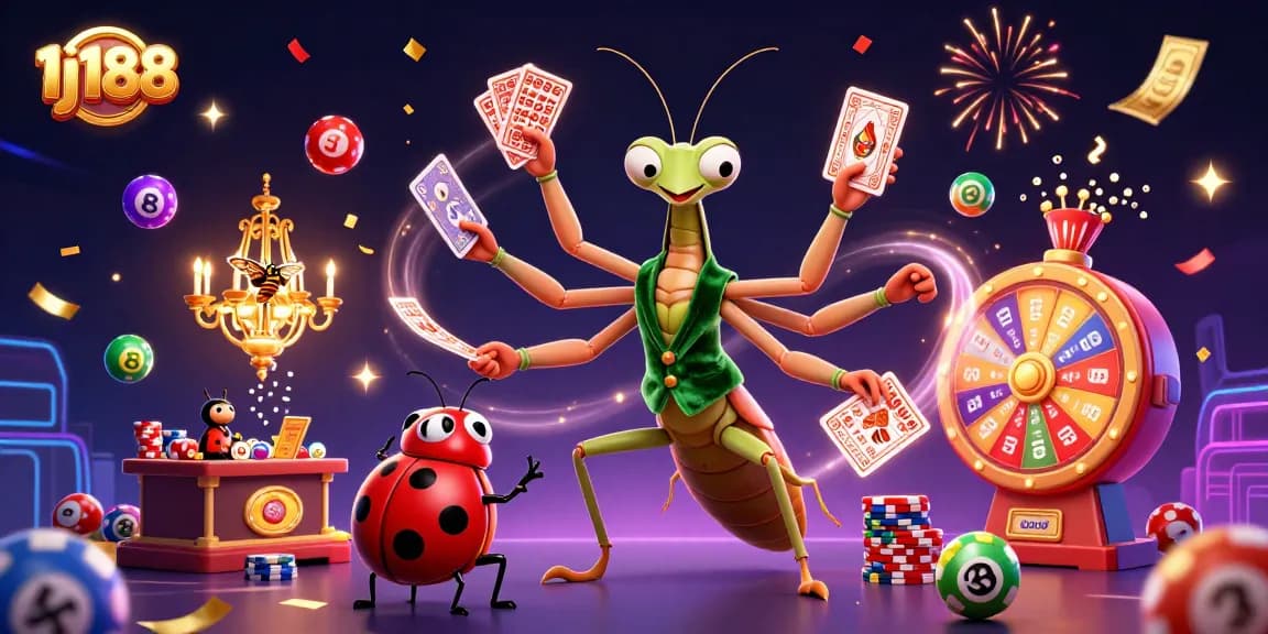 Experience thrilling games at 1j188 with dynamic lottery balls and vibrant casino action!