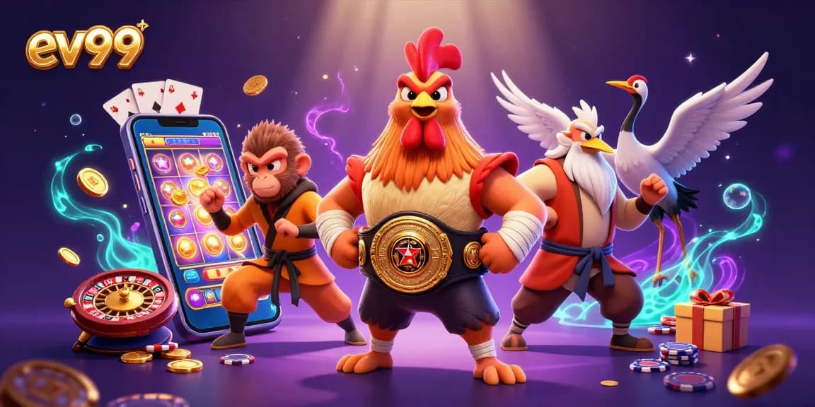 ev99 enhances casino excitement with dynamic characters and vibrant gaming elements