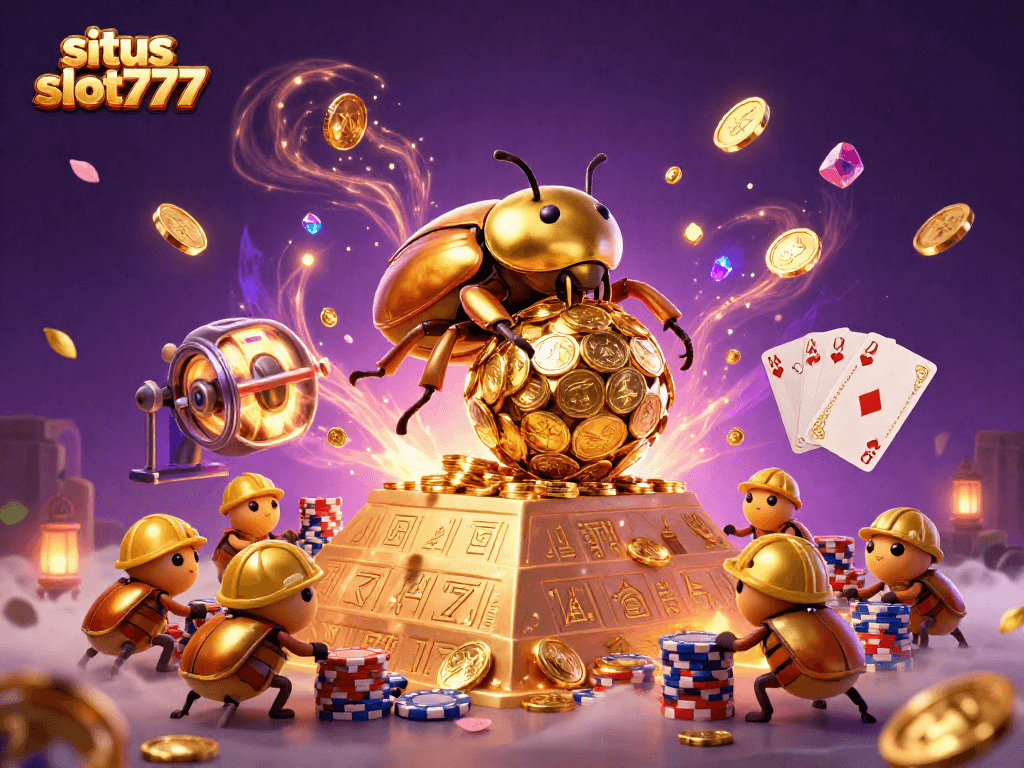 Experience big wins at situs slot777 with thrilling slot machine action and vibrant casino elements.