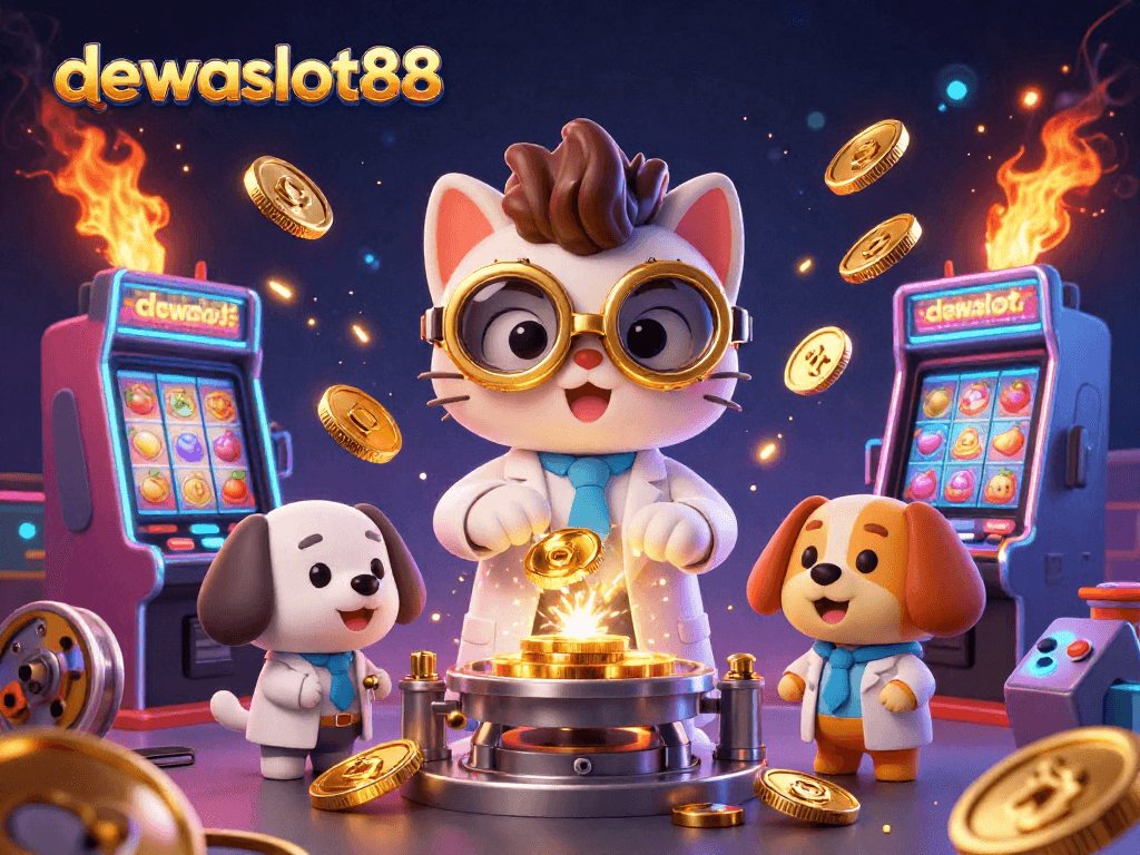 Raih kemenangan besar di dewaslot88 dengan simbol buah slot yang menari.