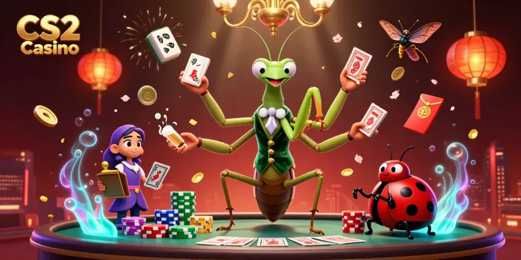 Engage with thrilling gameplay at CS2 Casino, featuring vibrant characters and dynamic game elements.