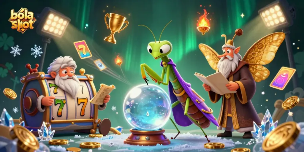 Engage with vibrant bola slot gameplay featuring mystical characters and dynamic sports elements.