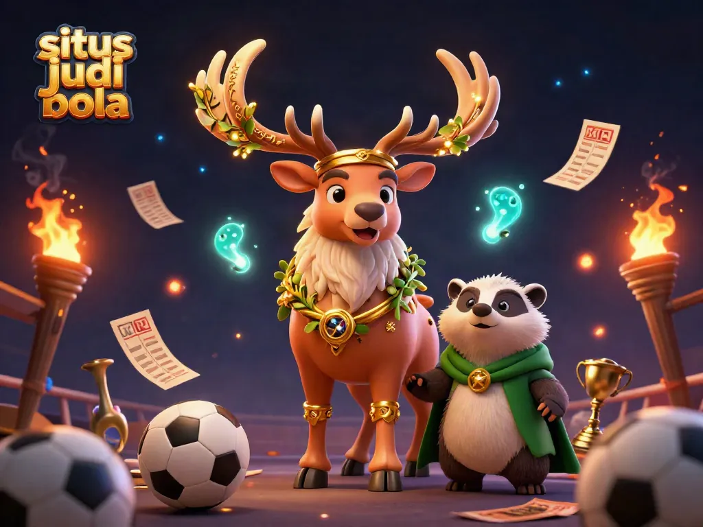 Engage with situs judi bola as the stag, badger, and dynamic sports betting elements illuminate your betting journey.