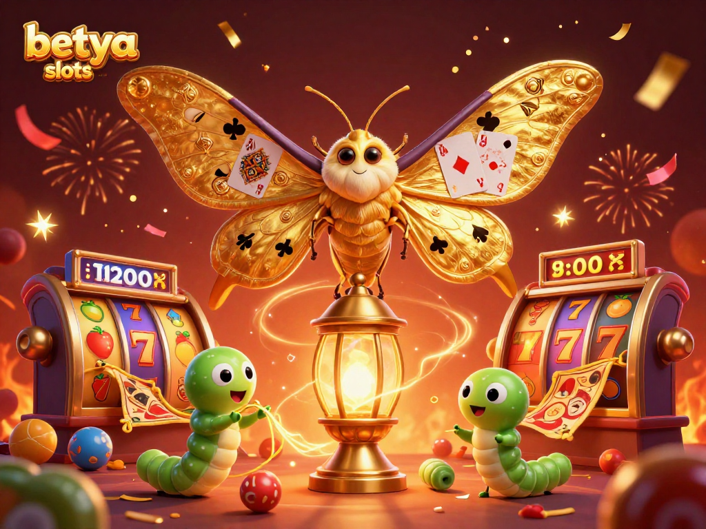 Engage with betya slots online featuring vibrant 3D illustrations of jackpot scenes and casino elements.
