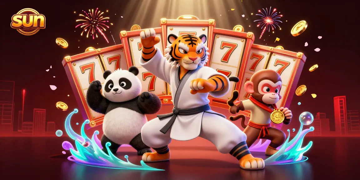 Spin lucky slots with the sun illuminating thrilling gaming moments in a vibrant casino scene.