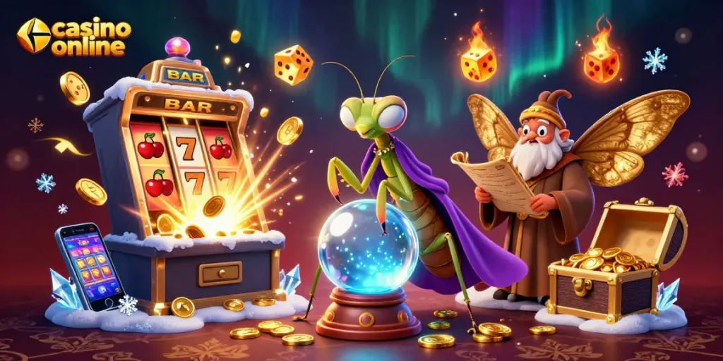 Disfruta del póker online en casino online con una ilustración vibrante y llena de detalles.