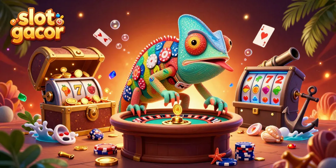 Experience thrilling slot gacor action with our chameleon casino owner and vibrant gaming elements.