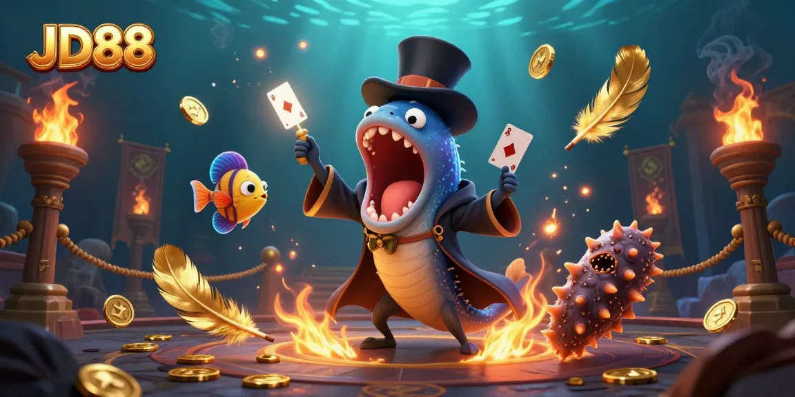 Experience thrilling gameplay with JD88's immersive 3D casino adventure featuring unique sea creatures.