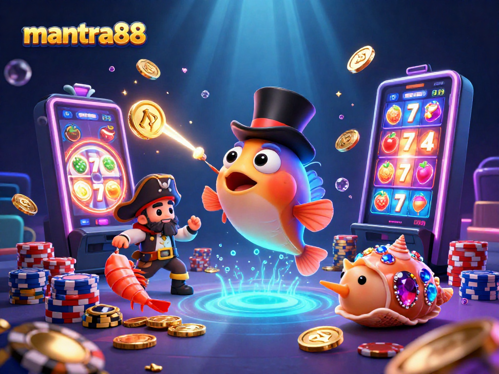 Experience the thrill of winning at mantra88 with this dazzling underwater casino scene filled with treasures.