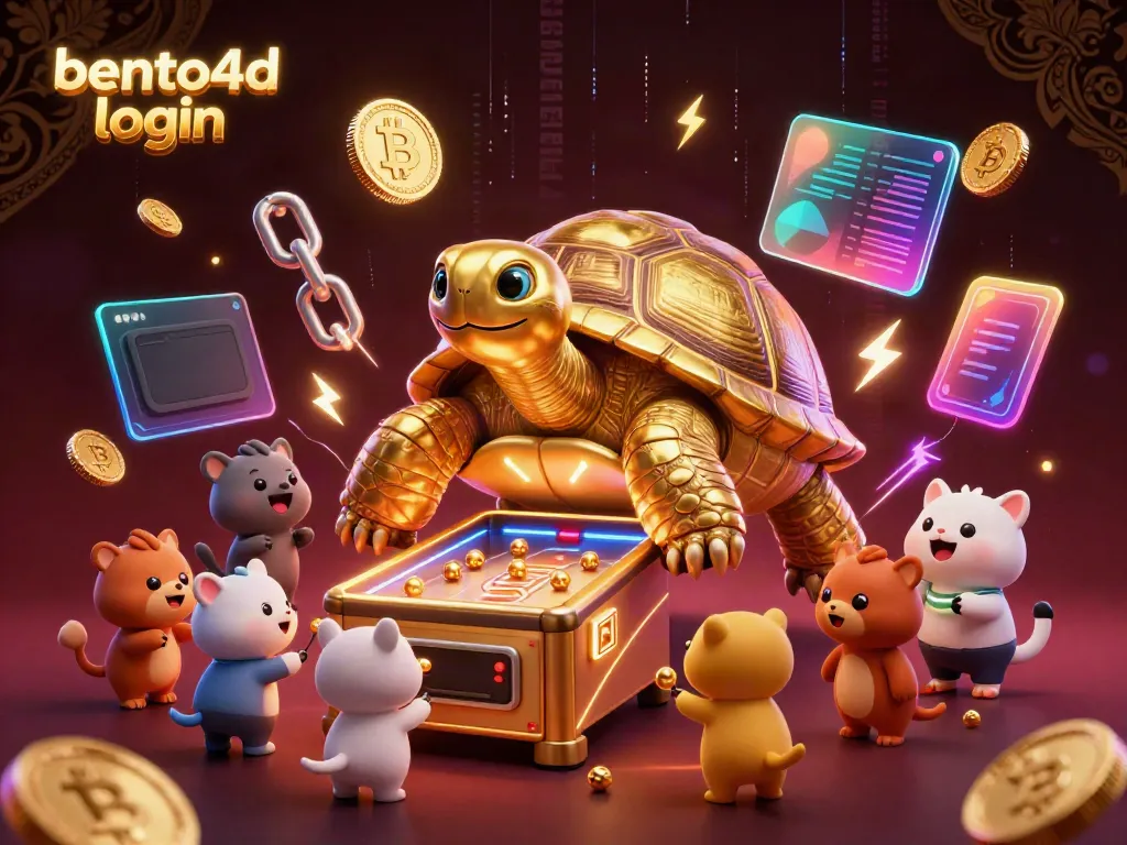 Engage with bento4d login for thrilling casino games featuring a golden tortoise and exciting crypto elements.