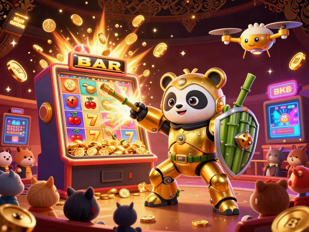 Engage in thrilling action with slot online featuring vibrant characters in a tense casino atmosphere.
