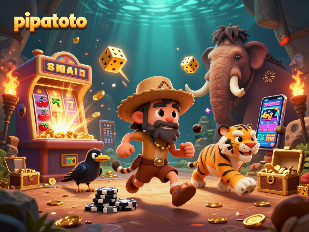 Pipatoto offers vibrant casino games and lottery excitement in a playful prehistoric setting.