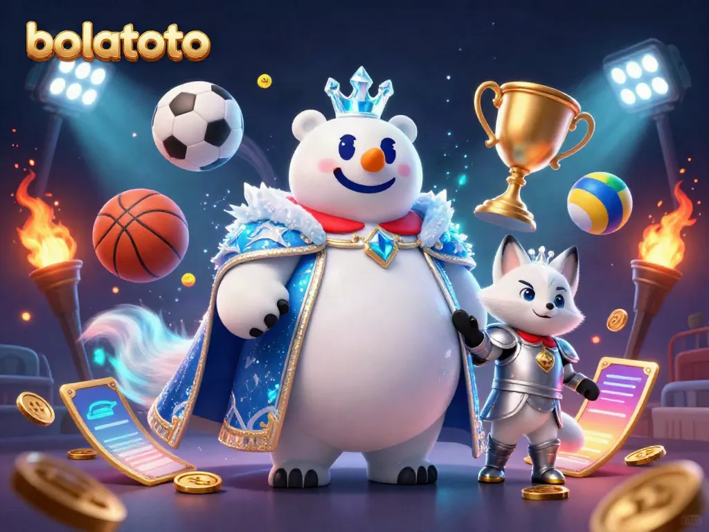 Experience high-stakes gaming with bolatoto, featuring dynamic sports scenes and thrilling elements.