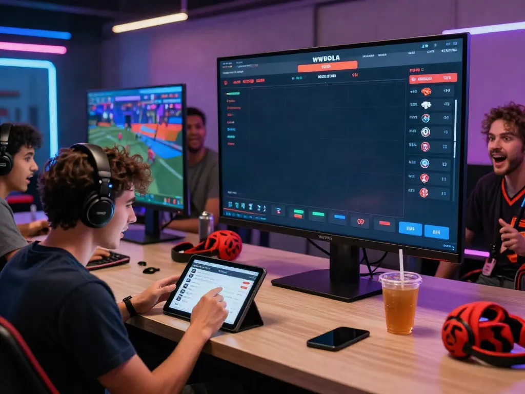 Excited users at WWBOLA sports betting platform engaging with game stats and odds.