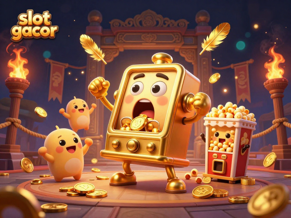 Slot gacor memberi kejutan kemenangan saat mesin slot emas mengeluarkan koin emas.