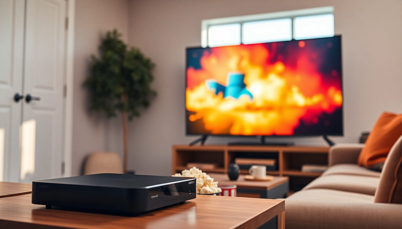 Experience a free trial iptv with vibrant streaming channels on a modern flat-screen TV.