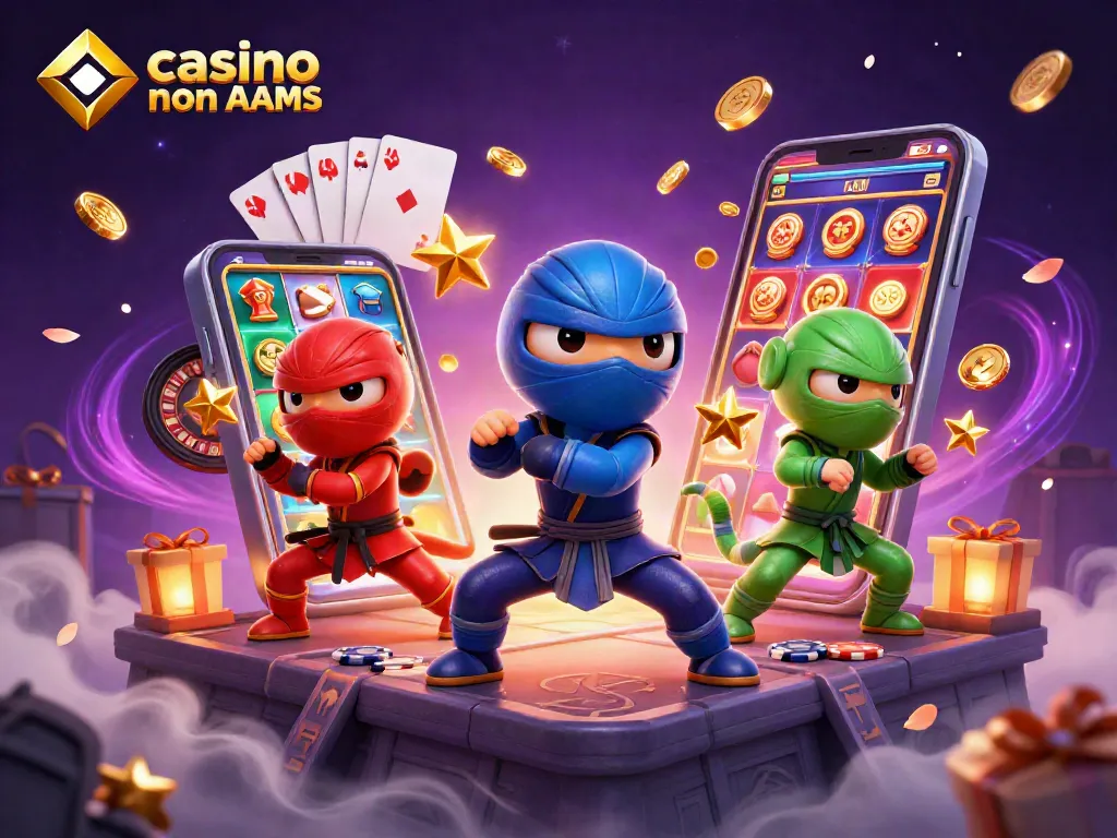 I chameleon ninja danzano al casinò online non AAMS con slot, giochi e bonus spettacolari
