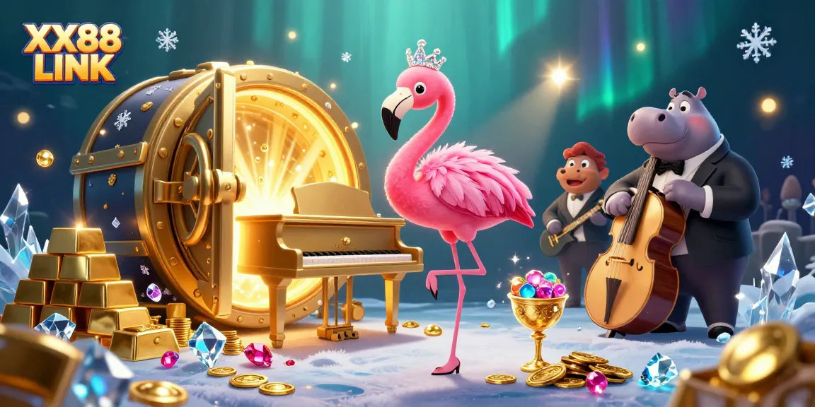 Experience winning excitement at XX88 LINK with vibrant 3D casino characters, treasures, and gaming glamour.