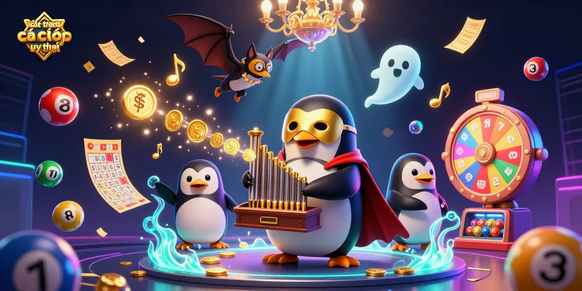 Các trang cá cược uy tín tạo ra không khí vui tươi và sôi động với các nhân vật kỳ quái như chim cánh cụt trong nhà hát.