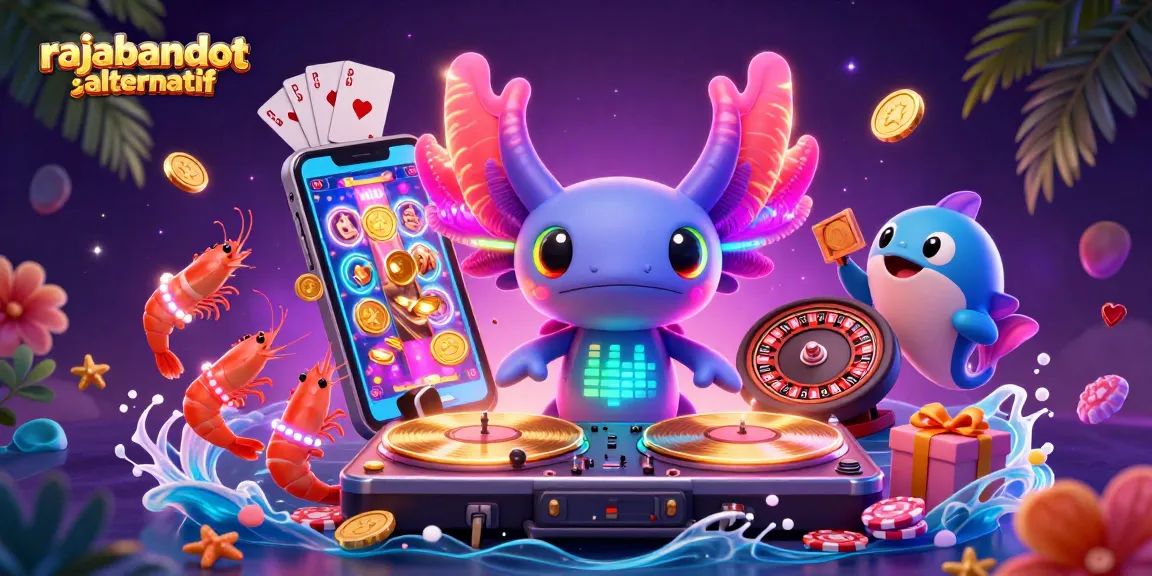 Experience excitement with rajabandot alternatif featuring a vibrant 3D casino underwater party.
