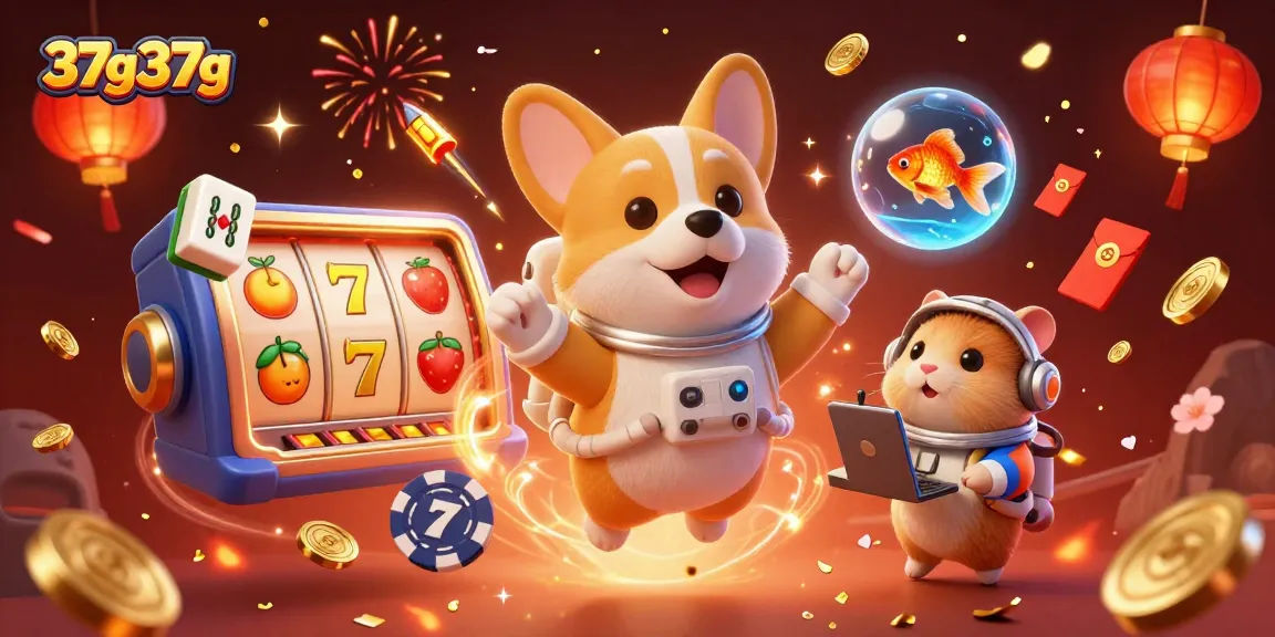 Acesse os jogos emocionantes de 37g37g e experimente a sorte em um cassino maravilhoso ao lado de um corgi astronauta e um hamster!