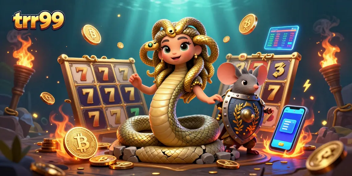 Experience thrilling gameplay at trr99 with enticing slots and crypto elements in this vibrant casino scene.