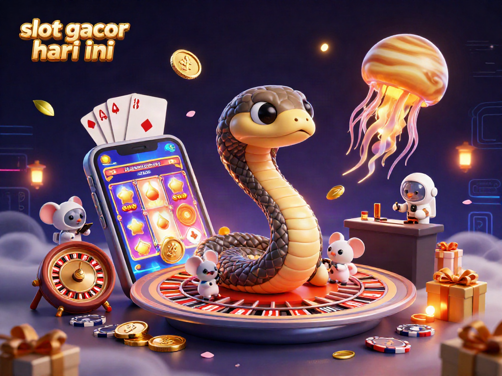 Experience thrilling action in the galaxy with slot gacor hari ini as mice bet on cosmic roulette.
