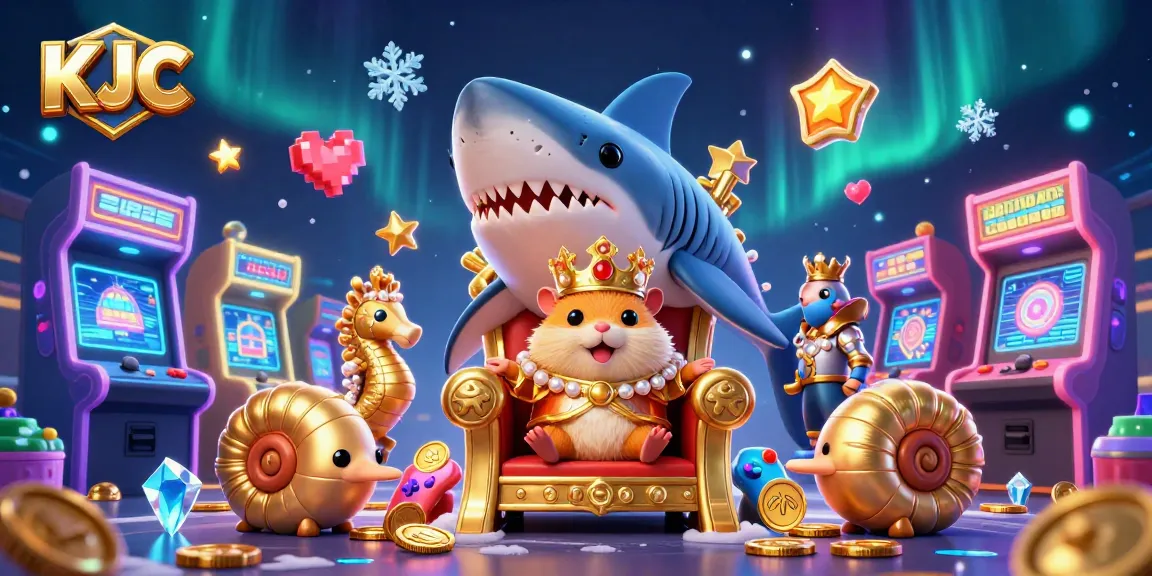 Experience the thrilling world of KJC with a dynamic gaming scene featuring vibrant casino elements.