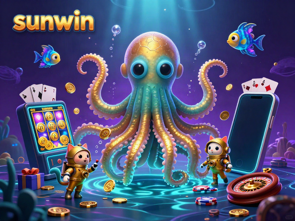 Experience exhilarating gameplay with sunwin as the kraken emerges from treasure-laden depths.