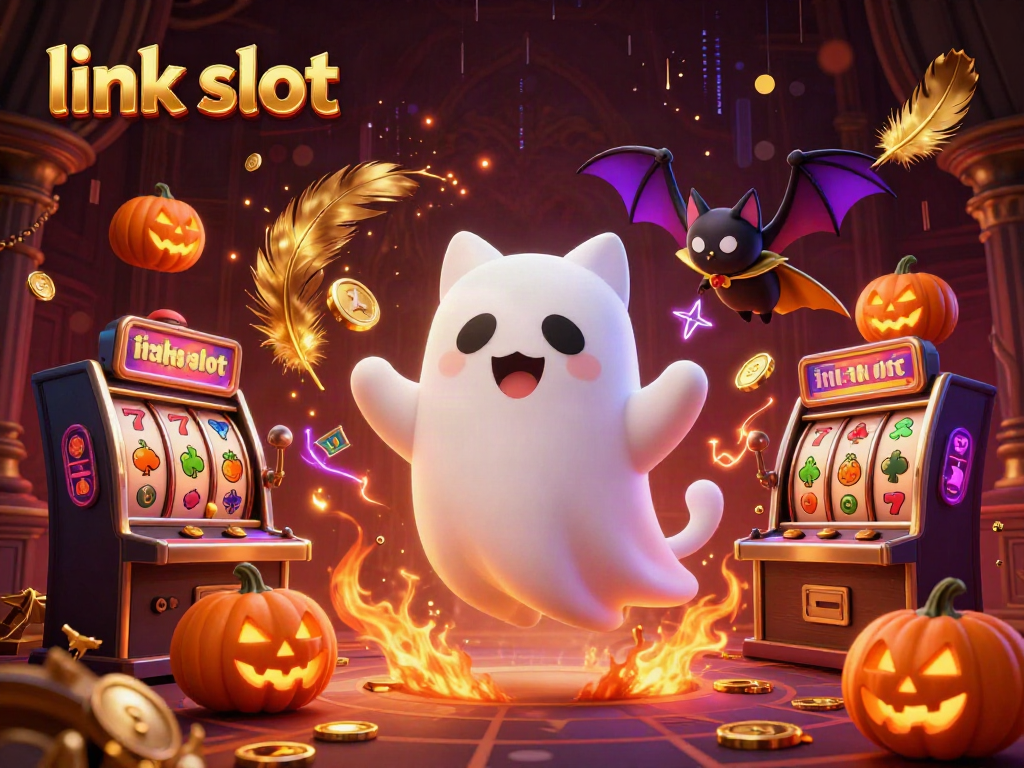 Menyusuri link slot di kasino menyeramkan dengan karakter lucu seperti kucing hantu dan kelelawar berkap cape emas.