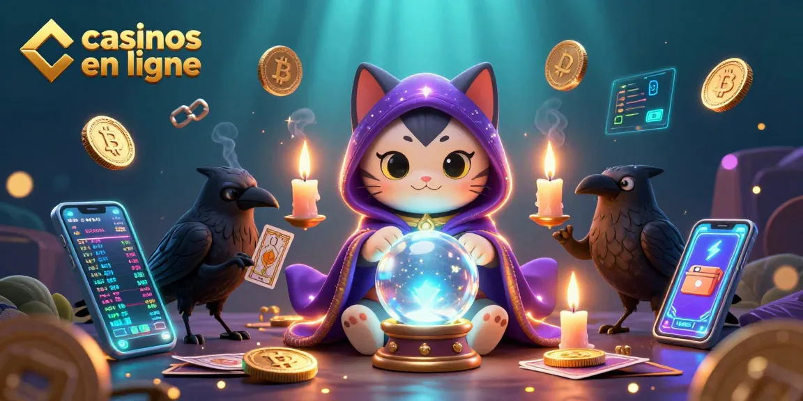 Jouez et gagnez sur les casinos en ligne avec cette illustration mystique et colorée.