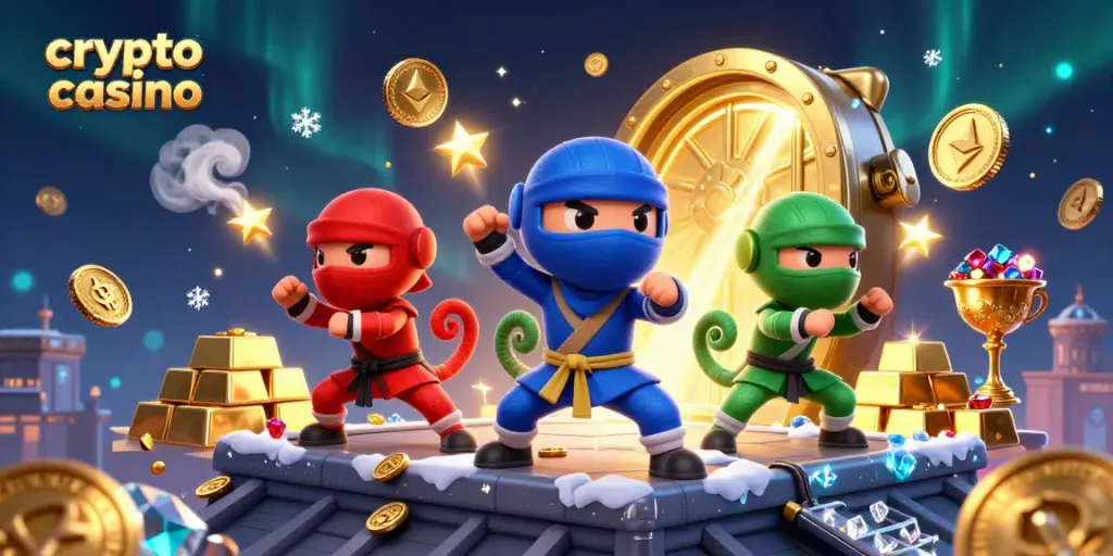 Experience the thrill of every crypto casino game with dynamic chameleons and vivid treasures.