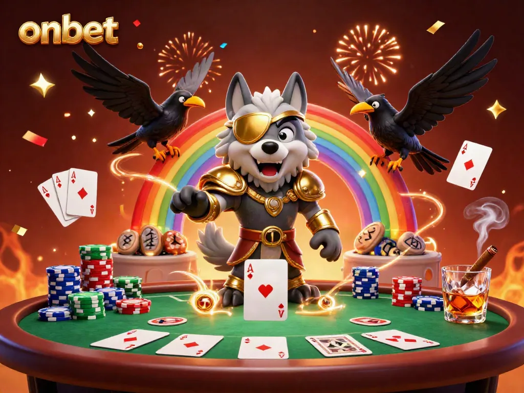 Experience thrilling onbet adventures at a dynamic casino with Odin and his ravens.