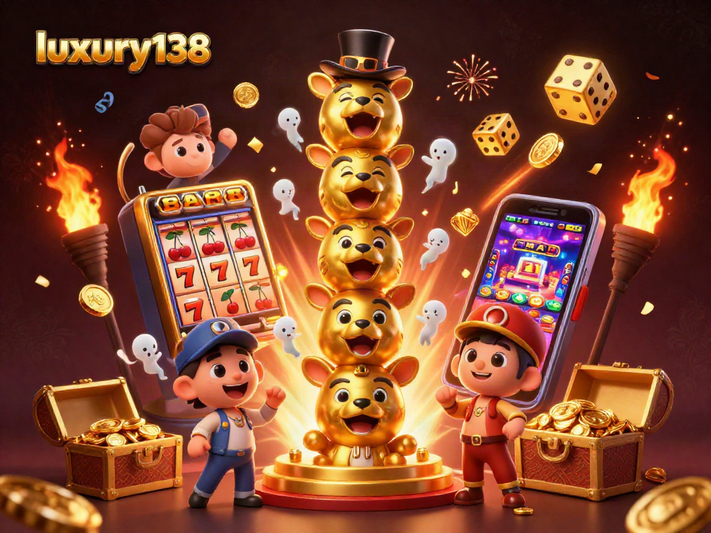 Mainkan game seru di luxury138 dengan mesin slot beruntun dan simbol keberuntungan.