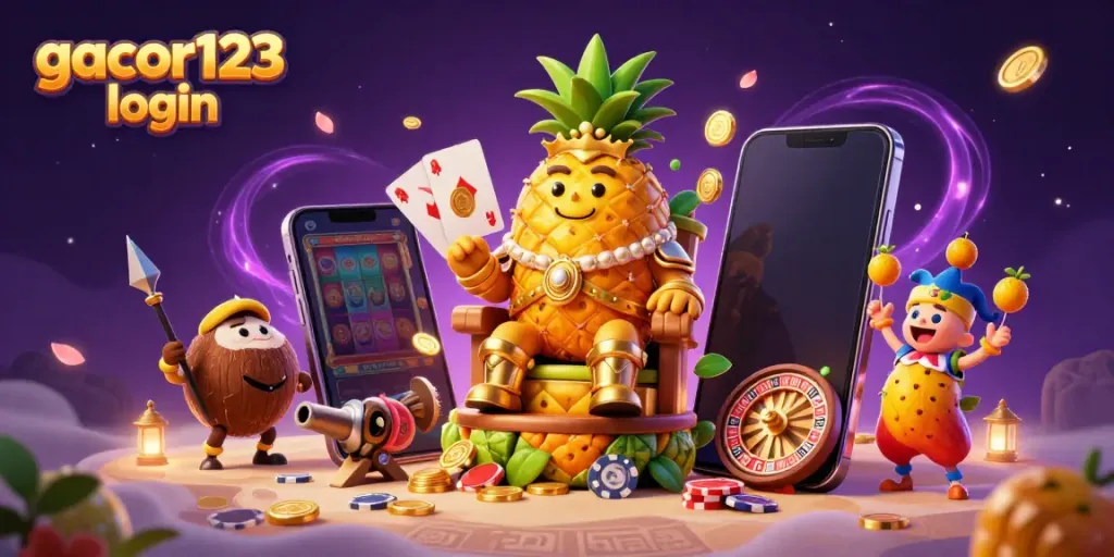Win big with gacor123 login through the vibrant casino experience with 3D cartoon characters.