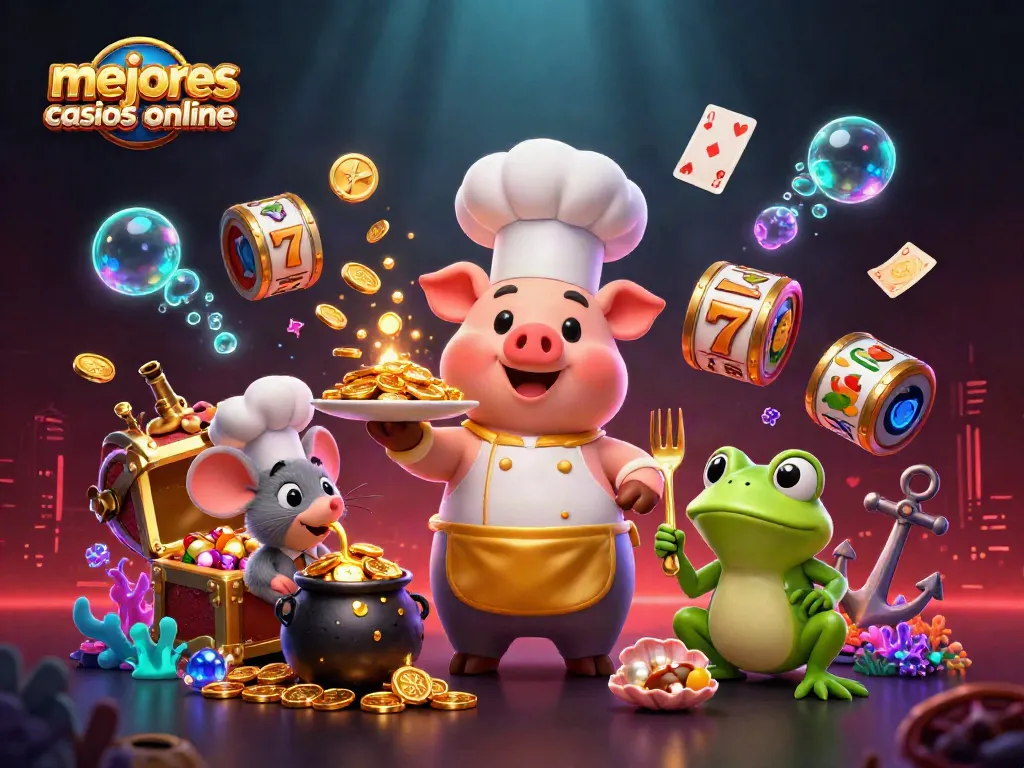 Disfruta de los mejores casinos online con ofertas y premios únicos en un diseño colorido y atractivo.