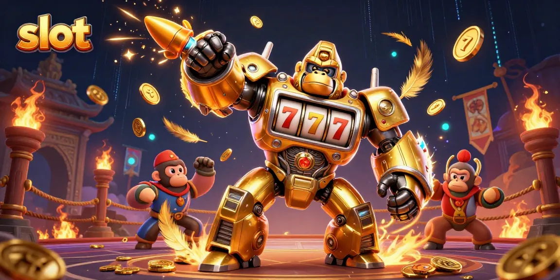 Slot yang mengagumkan dengan gorila mech dan elemen kasino di GWP168.