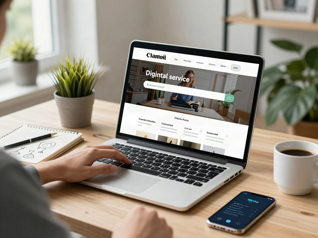 Finding solutions easily On the portal poshuk.info with user-friendly interface in a stylish workspace.