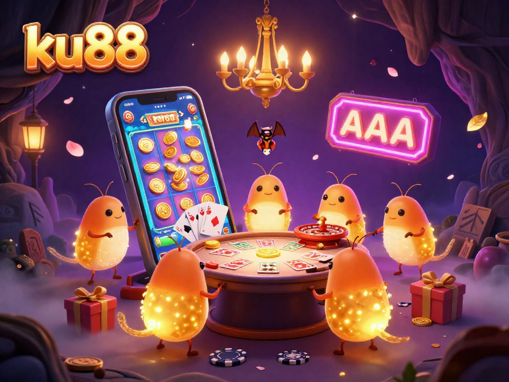 Engage with ku88 in an enchanting cave casino illuminated by glowworms, offering thrilling gaming experiences.
