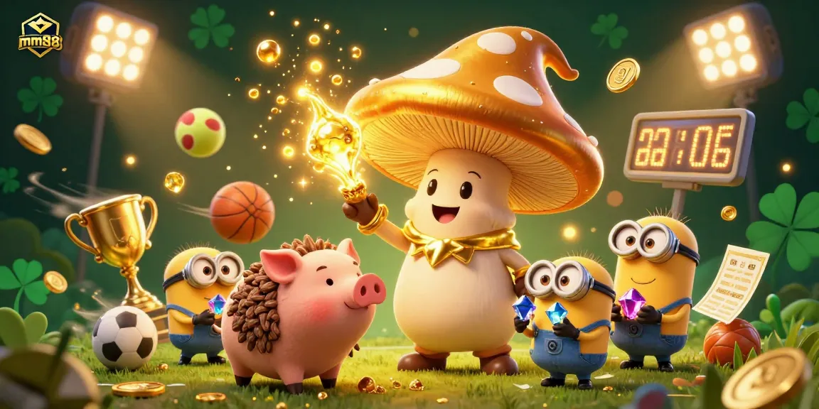 Engage with mm88's vibrant gaming atmosphere infused with treasures and energy in an enchanting casino scene.