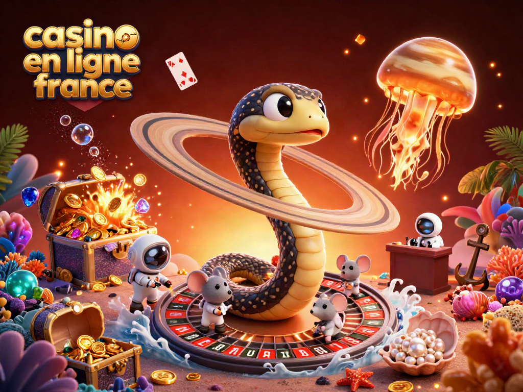 Pariez au casino en ligne France grâce aux astronautes sur des anneaux de roulette intergalactiques.