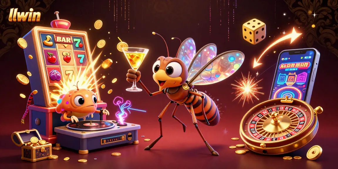 Experience llwin's vibrant casino atmosphere with live characters and exciting game elements.