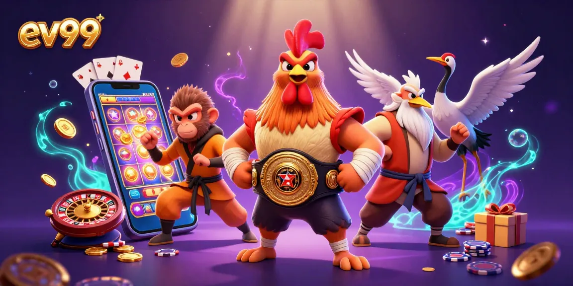 ev99 enhances casino excitement with dynamic characters and vibrant gaming elements