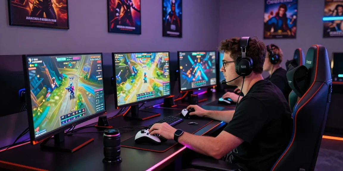 Pengalaman bermain game online di GOKIL33 dengan setup permainan profesional dan pencahayaan RGB