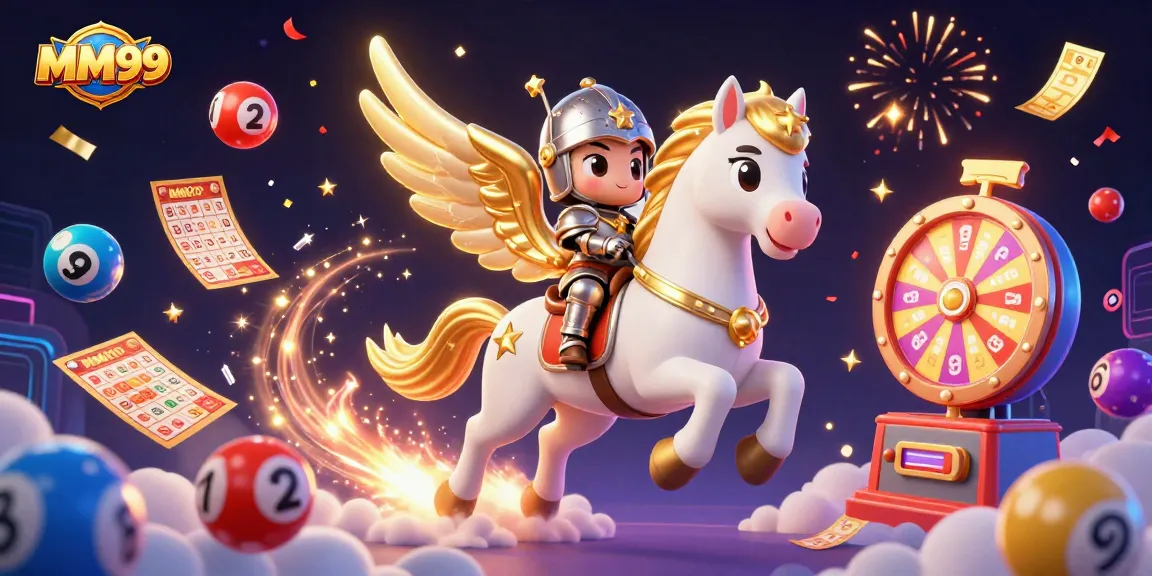 Experience thrilling gameplay at MM99 with a vibrant, dynamic casino illustration of a fantasy scene.