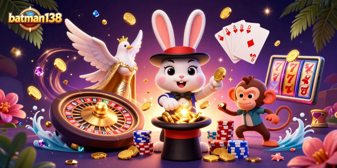 Dapatkan kemenangan besar di batman138 dengan koin emas dari topi ajaib dan chip poker yang menakjubkan.