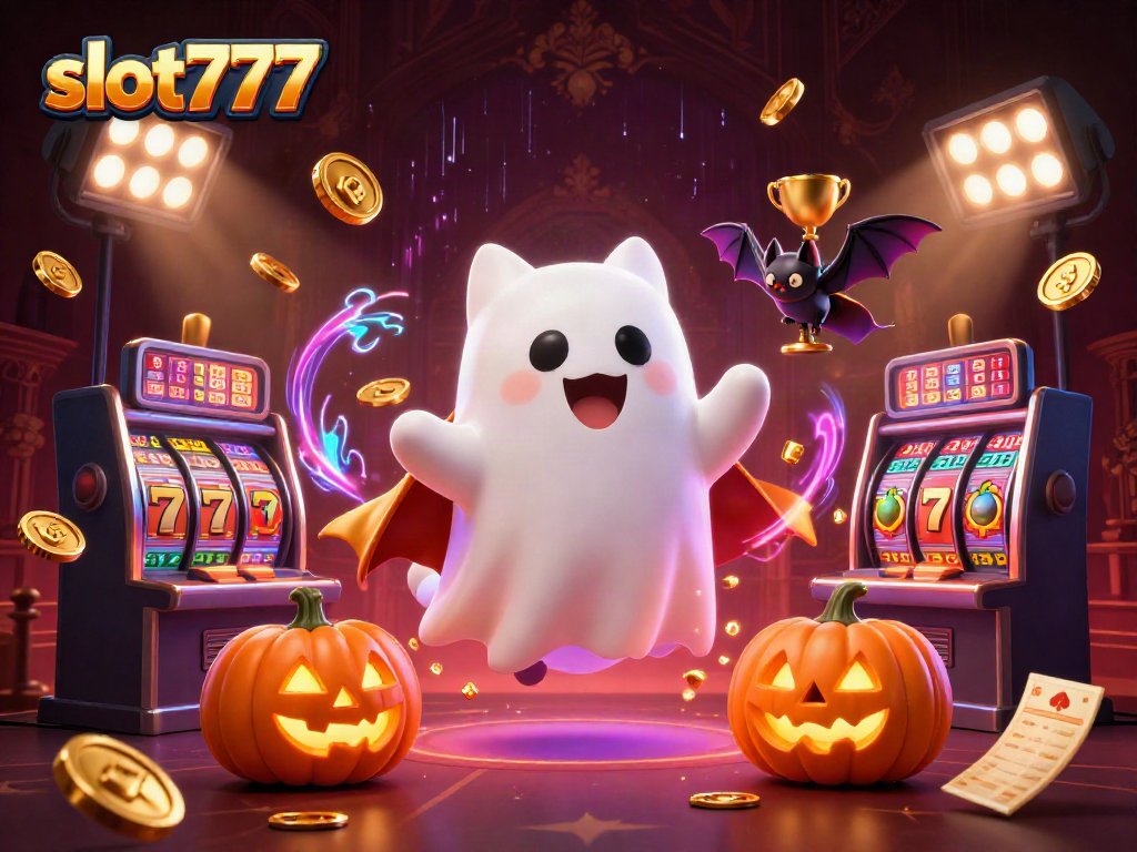 Menangkan jackpot di slot777 dengan kucing hantu lucu dan elemen permainan menarik lainnya.