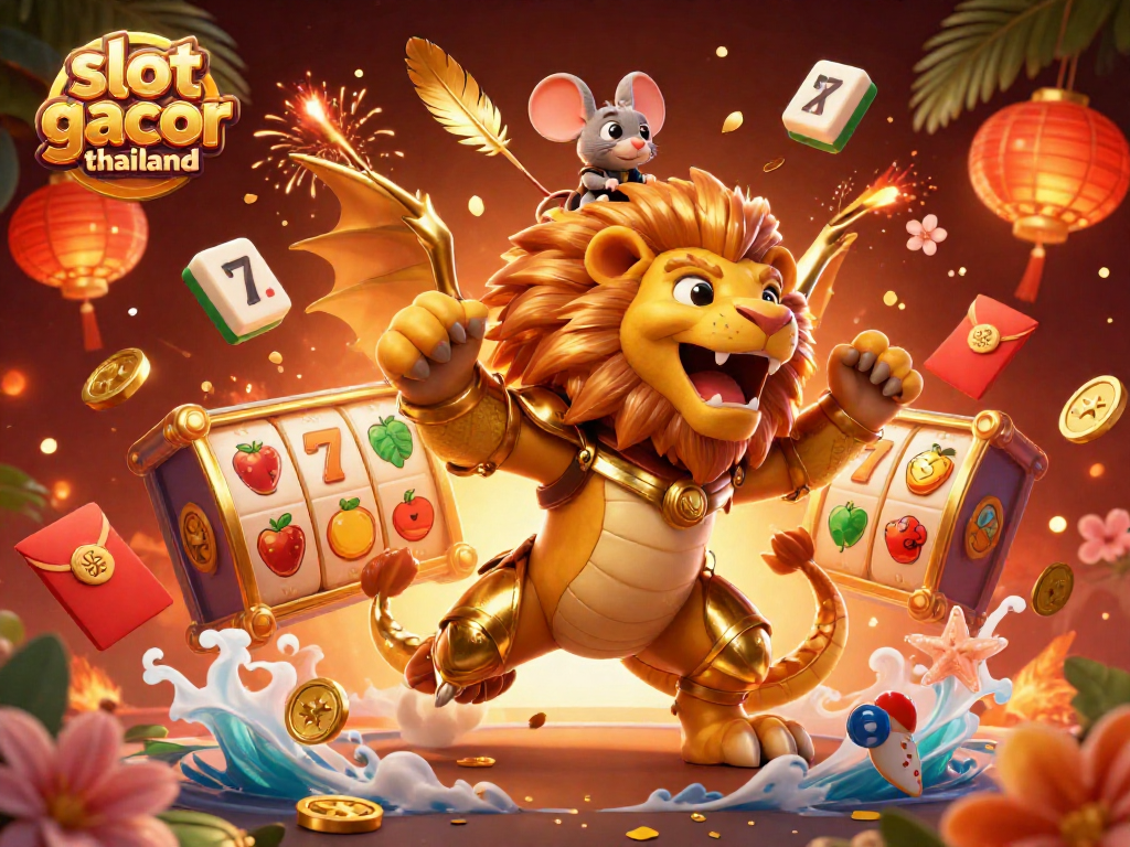 Enjoy thrilling wins with slot gacor thailand featuring exciting slot reels and colorful elements.