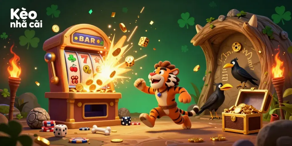 Engage with the vibrant Kèo nhà cái casino scene where ancient characters enjoy thrilling gambling action.