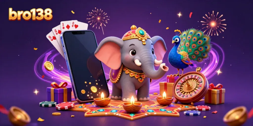Engage with bro138's thrilling 3D casino adventure featuring vibrant characters and dynamic gaming elements.